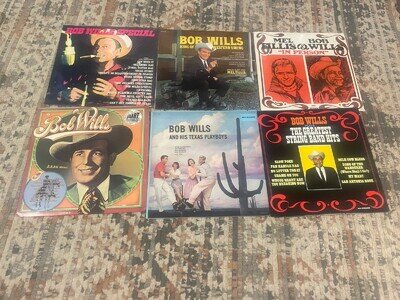 BOB WILLS LOT OF 6 LP'S 3 SEALED UP OTHER 3 ARE EX CONDITION ALL LISTED