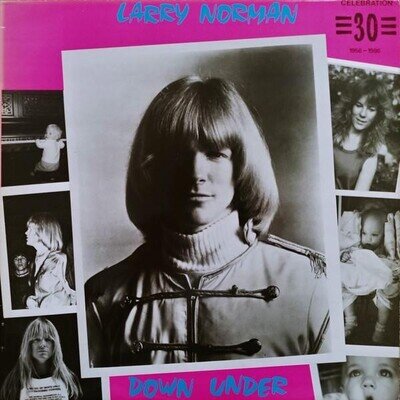 Larry Norman Down Under But Not Out LP vinyl Sweden Royal Music 1986 RMLP025