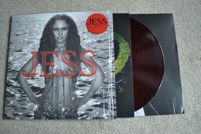 Jess Glynne Jess Red & Black Marbled Vinyl 12" LP 2024 + Lyric Booklet Pop New
