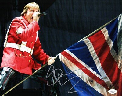 BRUCE DICKINSON Signed Autographed IRON MAIDEN 11x14 Photo JSA Witness #WB787696