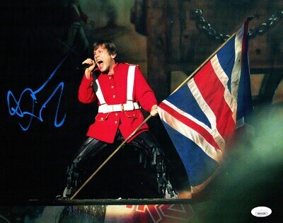 BRUCE DICKINSON Signed Autographed IRON MAIDEN 11x14 Photo JSA Witness #WB787698