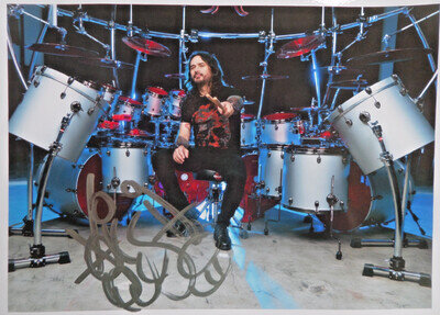 AQUILLES PREISTER W A S P , AUTOGRAPHED 7 X 5 PHOTOGRAPH.