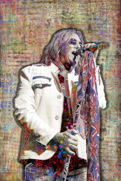 DEF LEPPARD Joe Elliot 20x30in Poster, Joe Elliot Tribute Pop Art Free Shipping