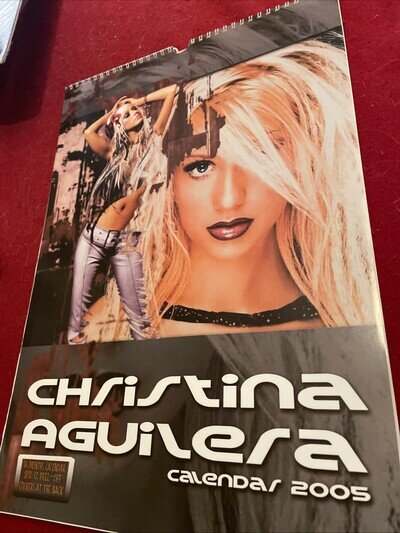 Christina Aguilera 2005 Wall Calendar Poster Sexy Beautiful