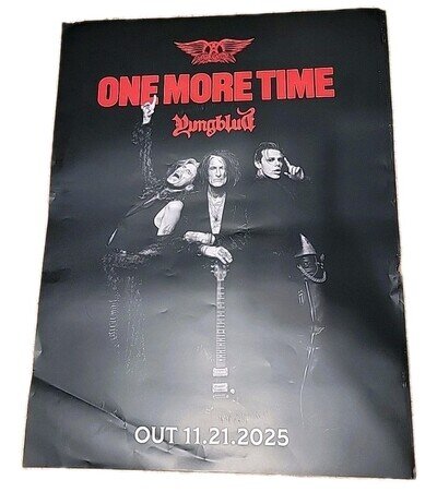 Bulk Lot Of 10 Aerosmith Yungblud “One More Time” Promo Store Poster 18x24 Read!