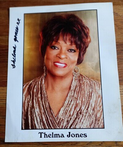 Thelma Jones - Autographed Promotional Photo - A+