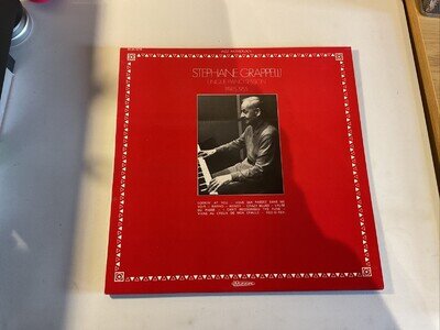 Stephane Grappelli - Unique Piano Session Paris 1955 VG + Vinyl Reissue 1978 FR