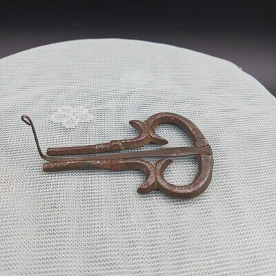 Antique Jews Mouth Jaw Harp Metal Musical Instrument Lamellaphone heteroglot