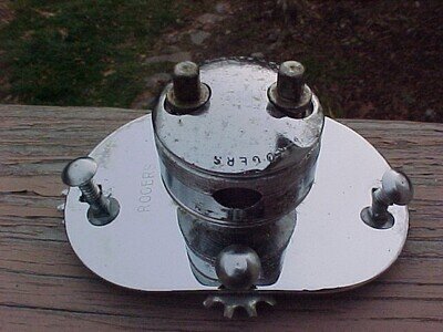 1960s ROGERS Drums Knobby machined parts floor tom leg bracket #3 mounting bolts