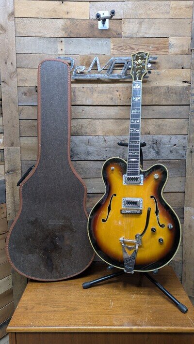 Gretsch 7691 Super Chet 1972 Semi Hollow Vintage Electric Guitar w/ Case