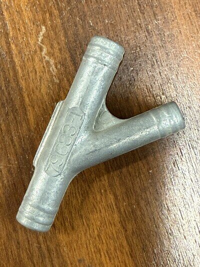 1 Tubing/Hose Y For Player Piano Restoration Vacuum Line 3/8"x3/8"x5/16" 79683-1