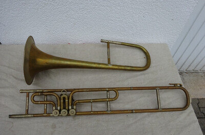Vintage Trombone Valve Trombone