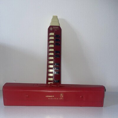 Hohner Melodica Alto Vintage Made in Germany with Case, Tested Working