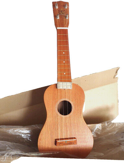 Vintage Plastic Aloha Hawaii Souvenir? Ukulele In Original Box *21"