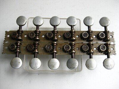 Vintage 1920's Oscar Schmidt 12-Strings Mandolin Tuners Set for Project