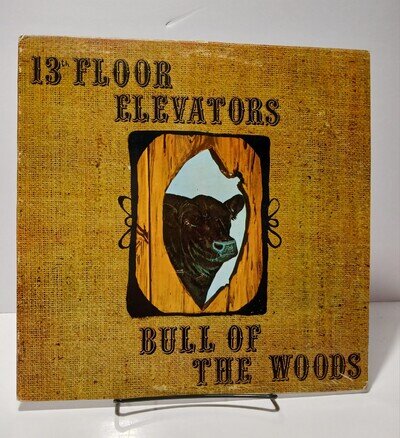 13TH FLOOR ELEVATORS "BULL OF THE WOODS" WHITE LABEL PROMO VINYL LP