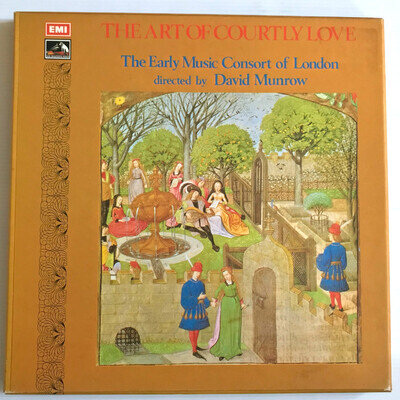 David Munrow - The Art Of Courtly Love - Early Music Consort London 3LP Box Set