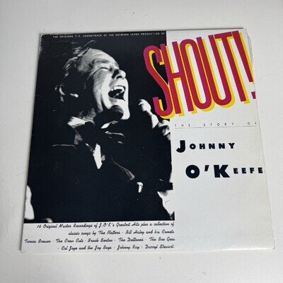 Shout! The Story Of Johnny O'Keefe Vinyl 2LP Festival Records 1986 RML 54003/4