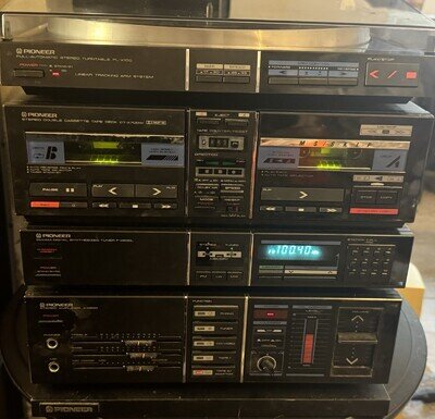 PIONEER CT-X700W : A-X500 : F-X500L : PL-X100 Full System Including Stand Rare!