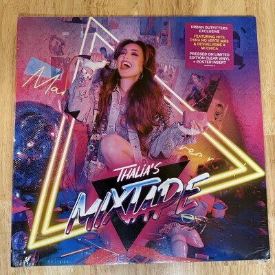THALIA - Thalia's Mixtape Limited Clear LP Vinyl Record - Limited Edition - RARE