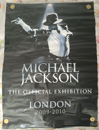 Michael Jackson The Official Exhibition London 2009-2010 Poster c