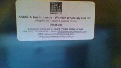 Kobbe & Austin Leeds - Wonder Where My Girl Is?, 12", (Vinyl)