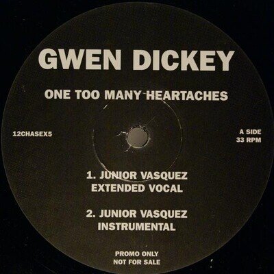 Gwen Dickey - One Too Many Heartaches, 12", (Vinyl)