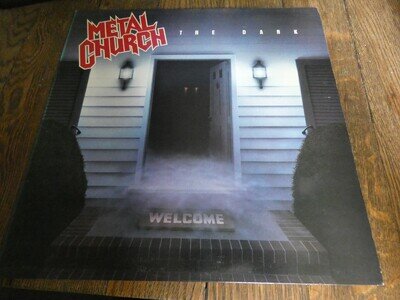 METAL CHURCH - THE DARK - + INNER - + INSERT - USA 1986 - VERY GOOD++
