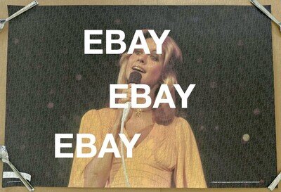 Original VTG 1975 Olivia Newton-John Poster Proof From Japan #1