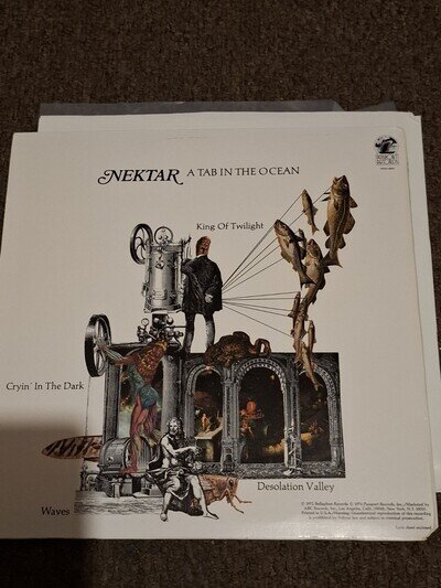 Nektar a Tab in the Ocean 1972 12" Vinyl LP USA Pressing 1976