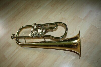 VINTAGE FLUGELHORN ON RESTORERS, LIGNATONE