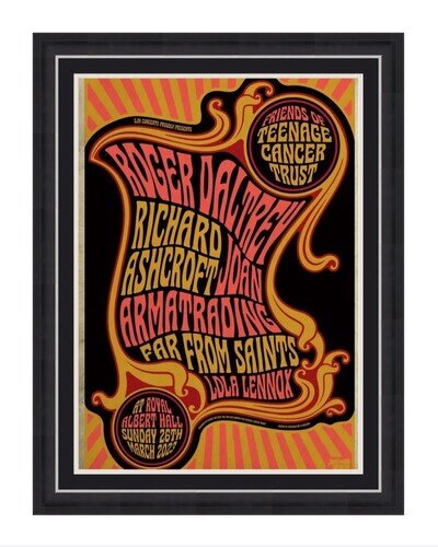 Roger Daltrey Hand SIGNED The Who Event Poster COA Autographed Music Memorabilia