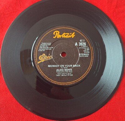 Aldo Nova – Monkey On Your Back/Armegadon 7" Vinyl Single
