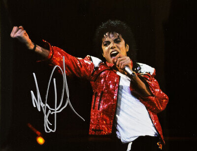 Michael Jackson Signed 8x10 Autographed Photo + COA Billie Jean Thriller Beat It