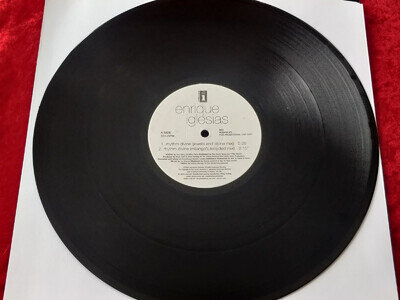 ENRIQUE IGLESIAS Rhythm Divine UK 4-track promo 12" INTERSCOPE Records