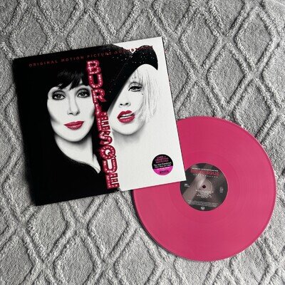 Burlesque Soundtrack pink Vinyl Limited edition Cher & Christina Aguilera