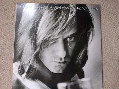 Eddie Money Playing For Keeps LP vinyl USA Columbia 1980 with inner sleeve
