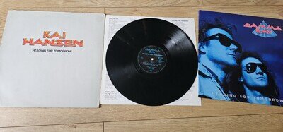 GAMMA RAY -HEADING FOR TOMORROW,1990,UK LP-VINYL, CODE:N0151, NUK151,HEAVY METAL
