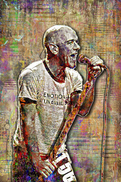 MICHAEL STIPE of R.E.M. 20x30in Poster, Michael Stipe REM Tribute Free Shipping