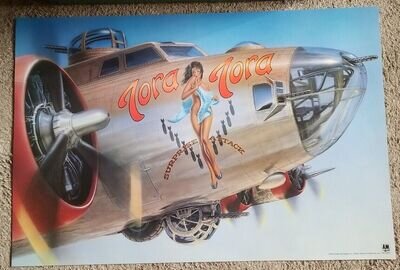 Tora Tora Surprise Attack 1989 A&M Records Poster USA Original