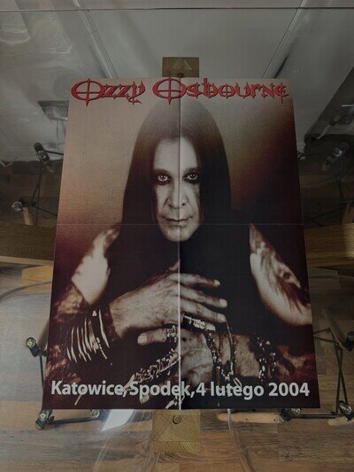 Ozzy Osbourne / Black Sabbath Memorabilia A2 Vintage Magazine Poster XL
