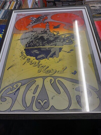 Vintage Pink Floyd UFO Club Framed Reproduction Concert Poster Print 40cm x 30