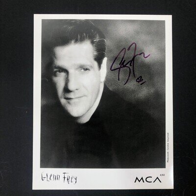 Glenn Frey (Eagles) SIGNED Autographed 8x10 Promo Press Photo 1992 with COA