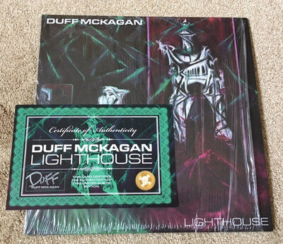 DUFF MCKAGAN (Guns N' Roses): Lighthouse LP + SIGNED COA Card: MINT PERFECT