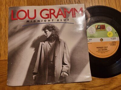 Lou Gramm – Midnight Blue 1987 Atlantic Records 7” Pop Rock