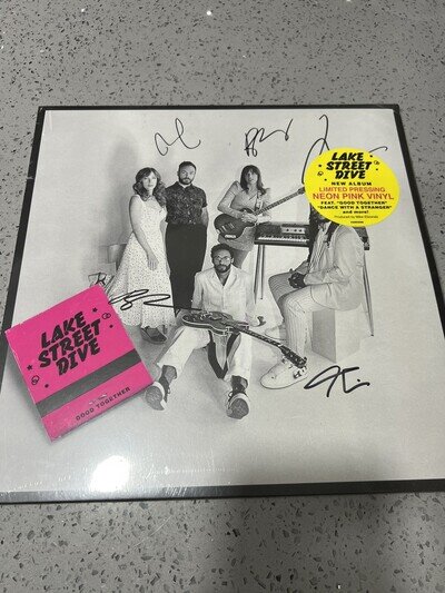LAKE STREET DIVE "Good Together" LP Autographed Signed Pink Vinyl