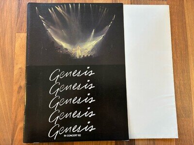 Genesis Programme And Poster 1982