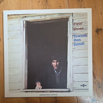 Townes Van Zandt - Flyin’ Shoes Blue Vinyl. Limited Reissue 180gm. Mint