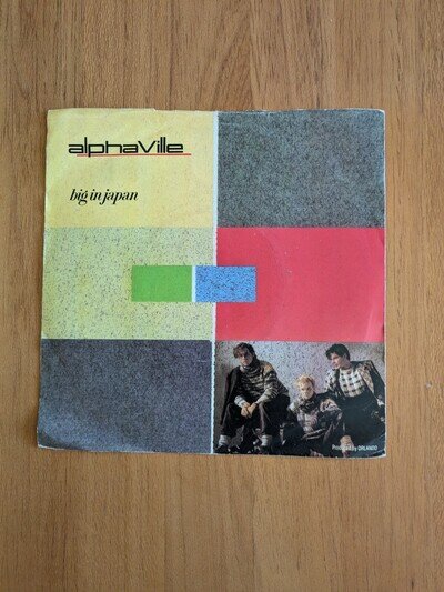 Alphaville - Big in Japan/ Seeds 7" Single Vinyl Record WEA X9505 - 1984