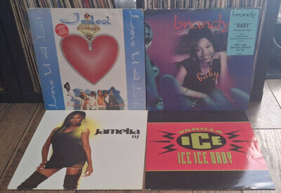 Job Lot - Hip Hop/R&B - 8x12" Singles - Pharrell Williams,Ashanti,Jodeci,Brandy